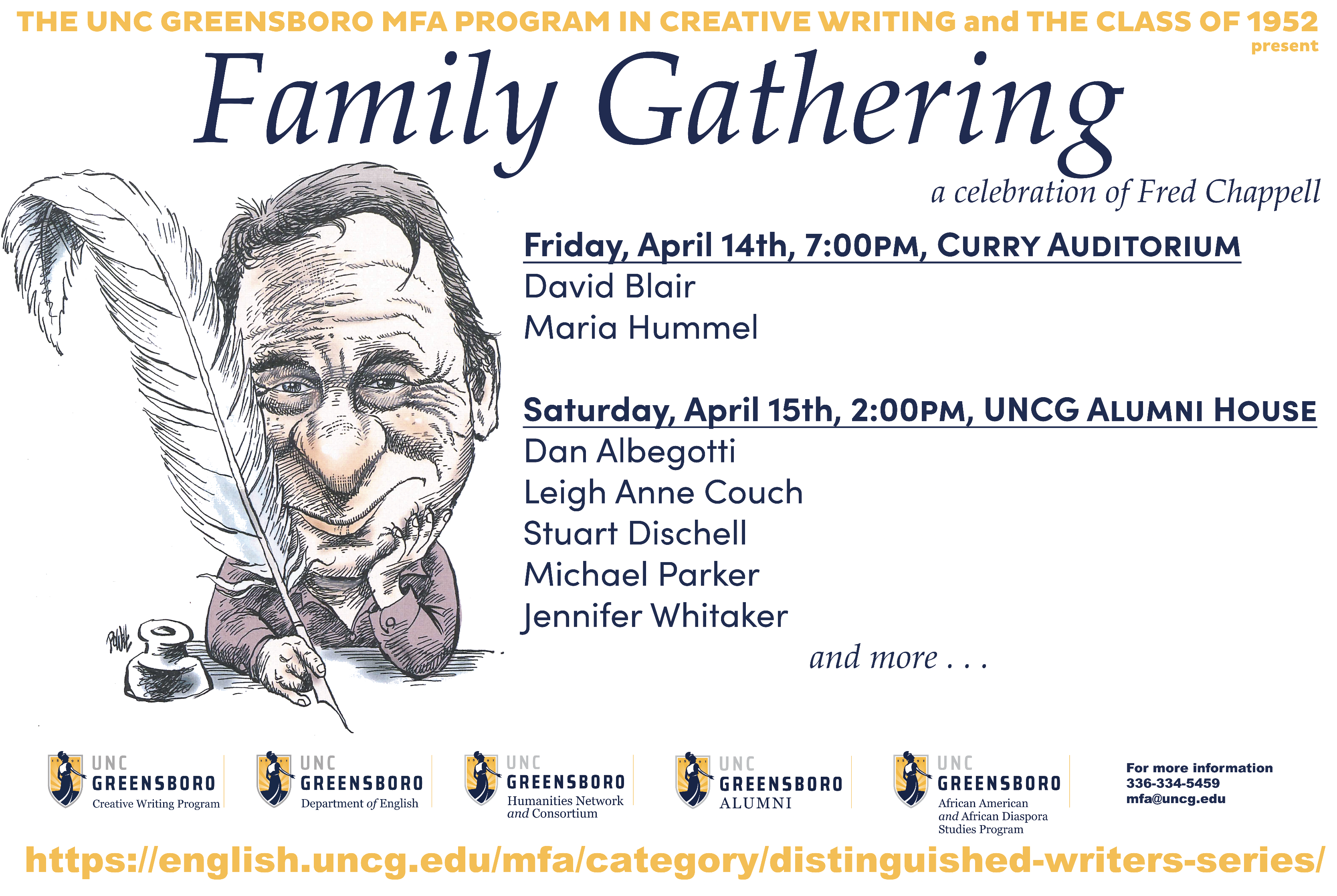 Family Gathering Reading Poster