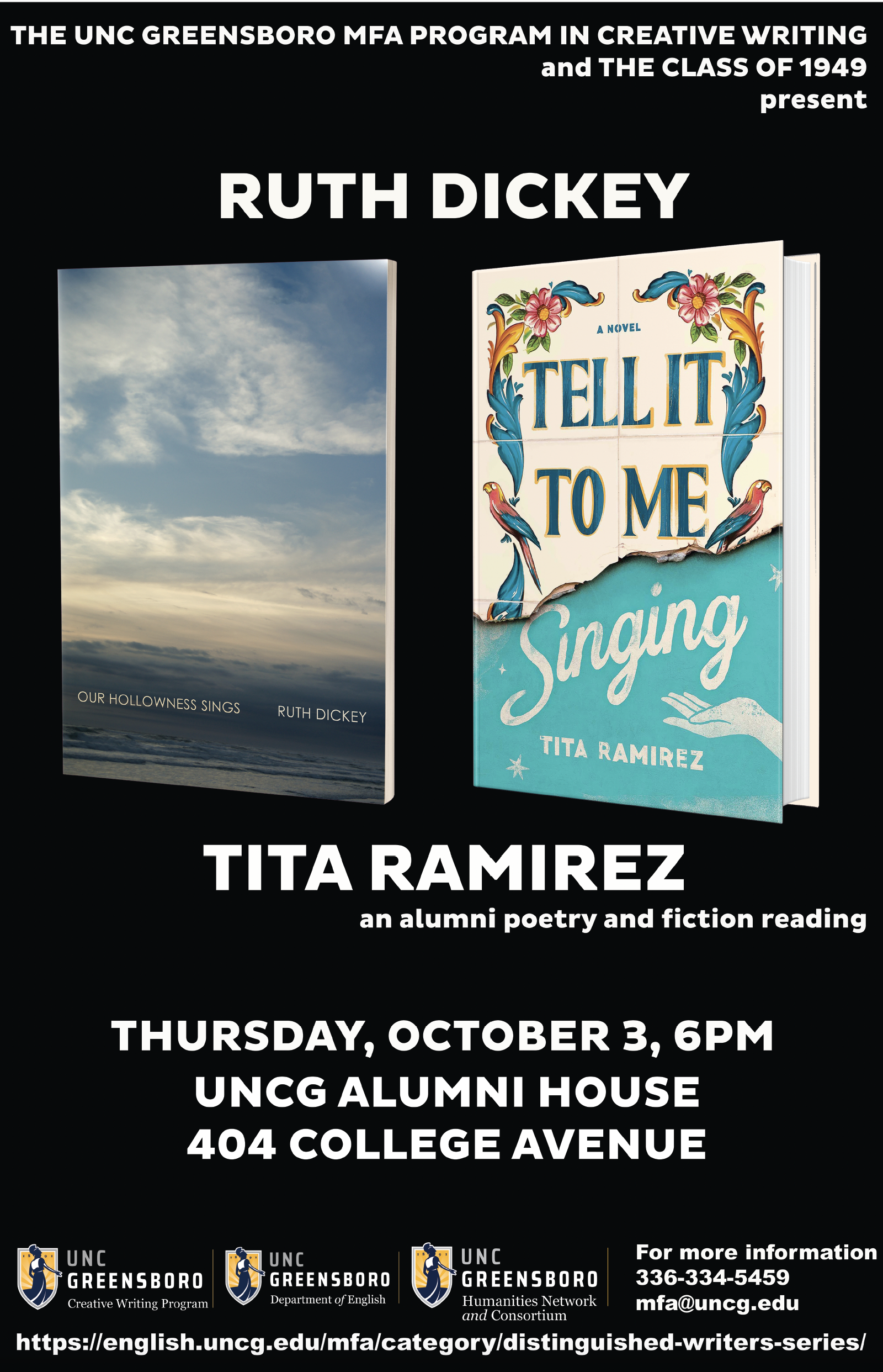 Ruth Dickey-Tita Ramirez Reading Poster