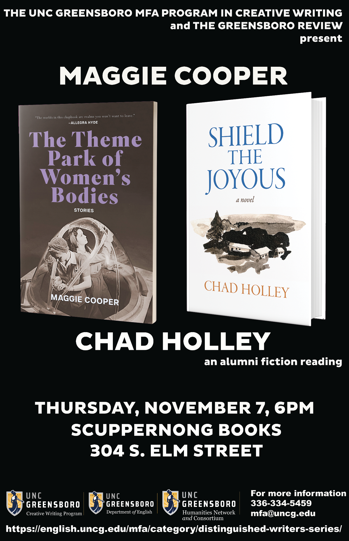 Maggie Cooper - Chad Holley Reading Poster