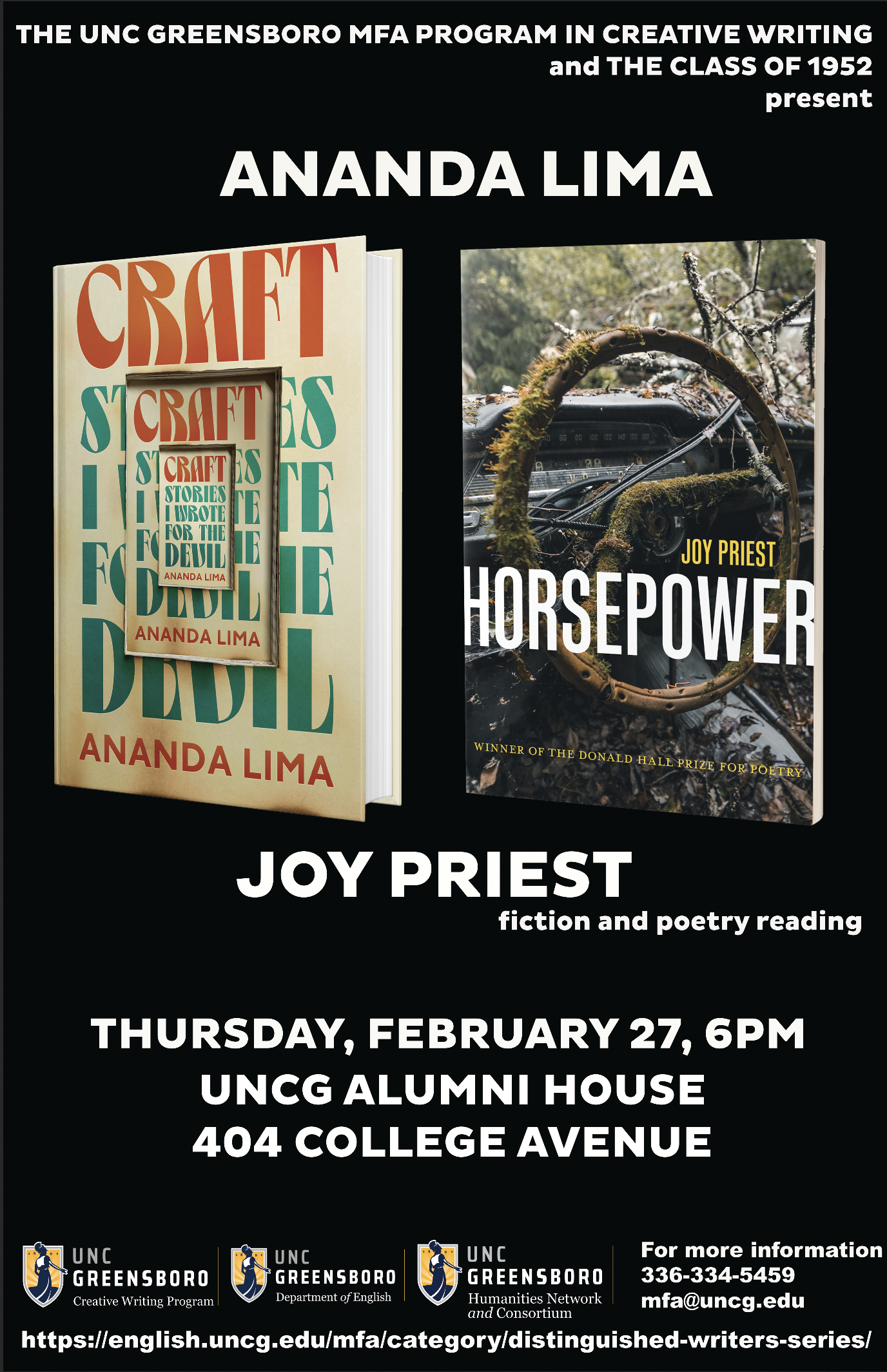 Ananda Lima-Joy Priest Reading Poster