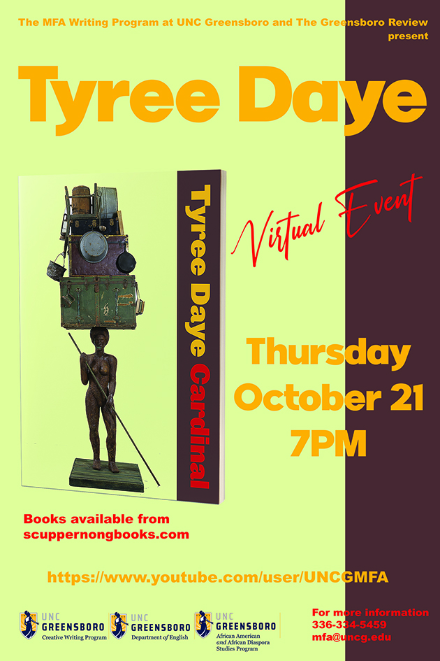 event flyer for Tyree Daye