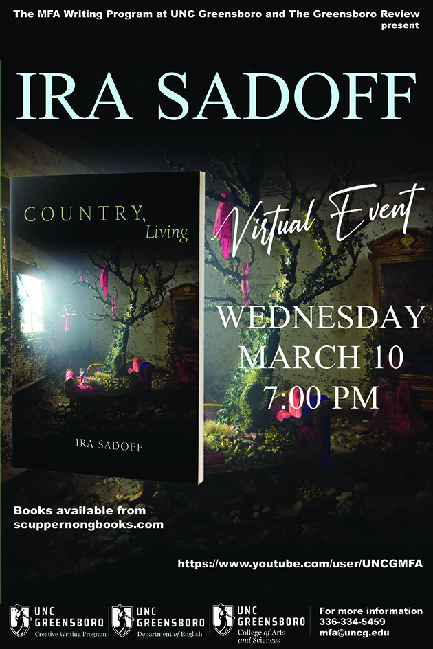 Ira Sadoff Reading Poster
