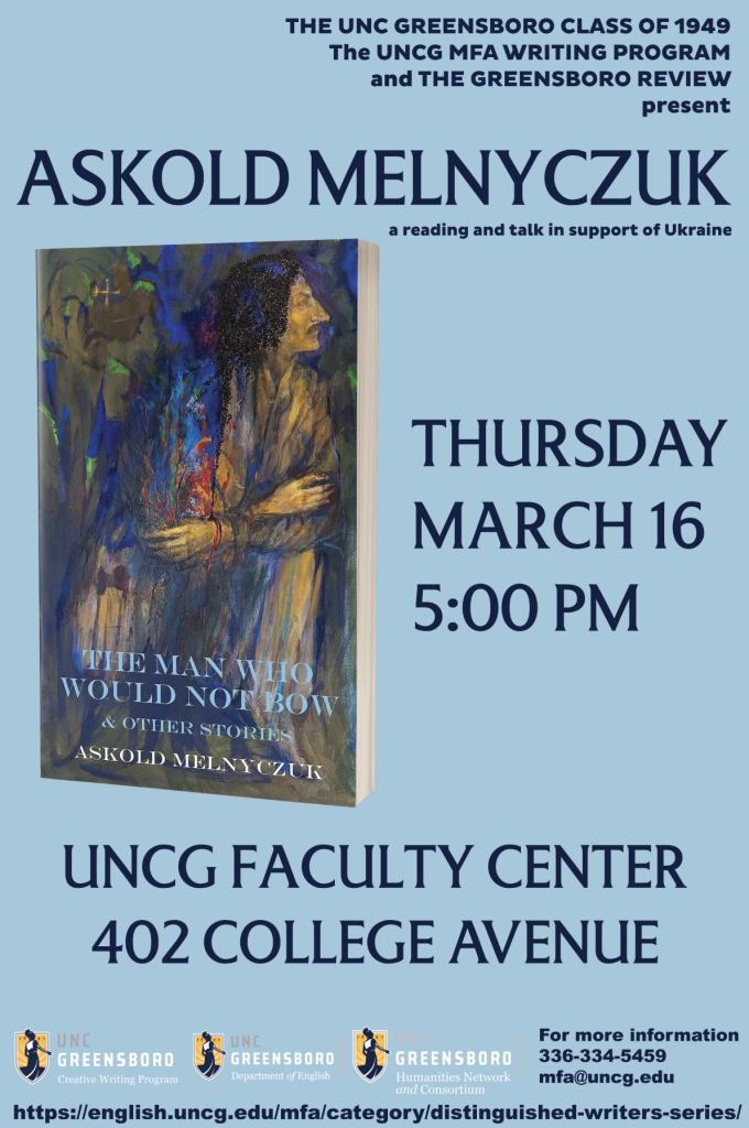 Askold Melnyczuk Reading Poster