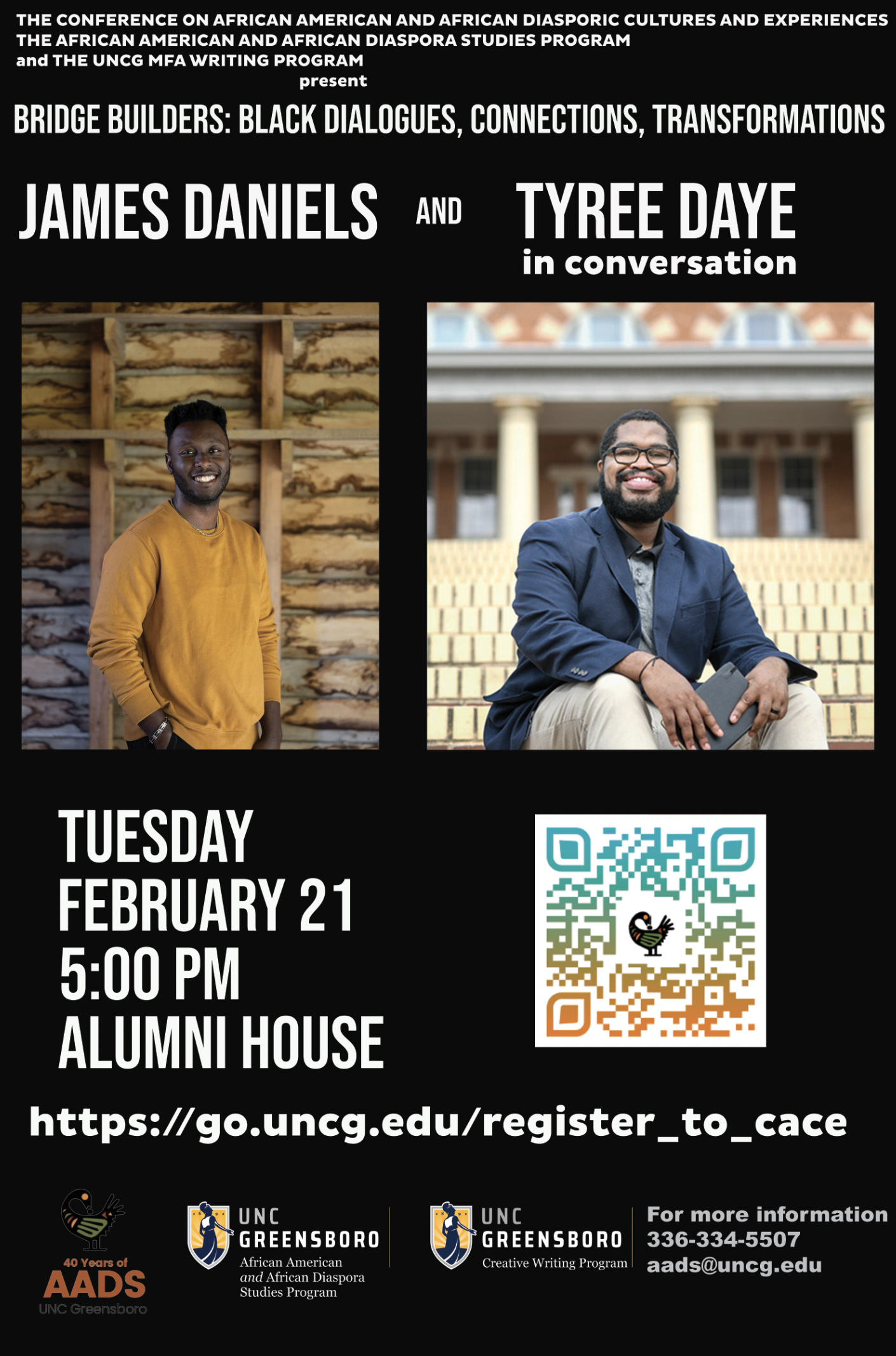 Tyree Daye | James Daniels poster - CACE 2023