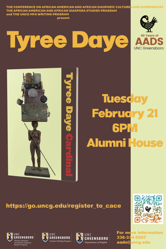 Tyree Daye Reading Poster - CACE 2023