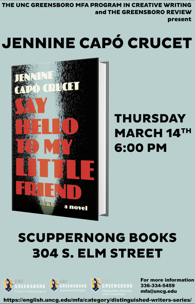 JENNINE CAPÓ CRUCET Reading Poster