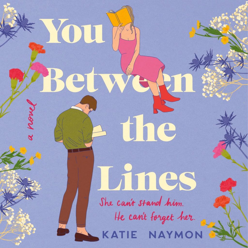 the cover of Katie Naymon's book "You Between the Lines"
