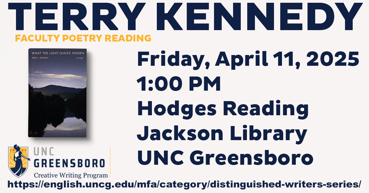 Terry Kennedy poetry reading at UNCG Jackson Library