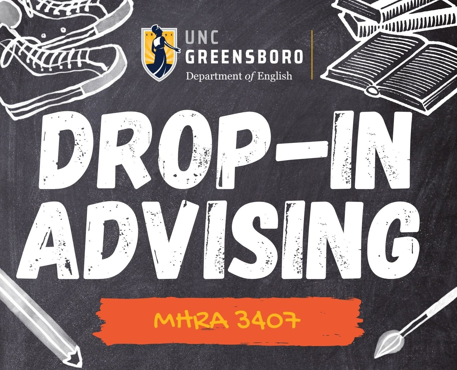 Drop-in advising in MHRA Room 3407