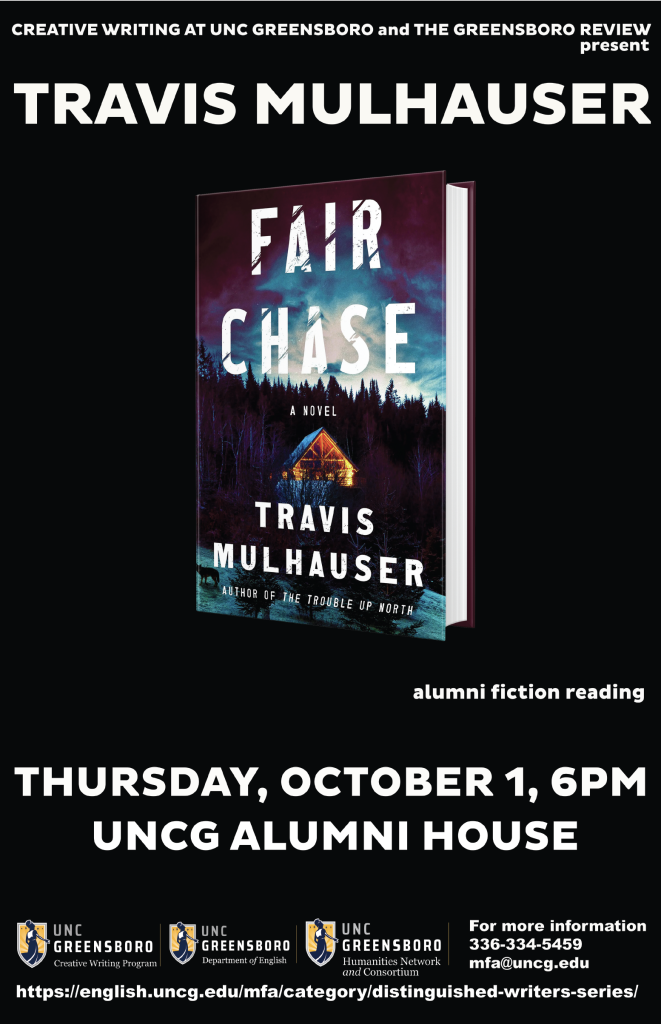 Travis Mulhauser Reading Poster