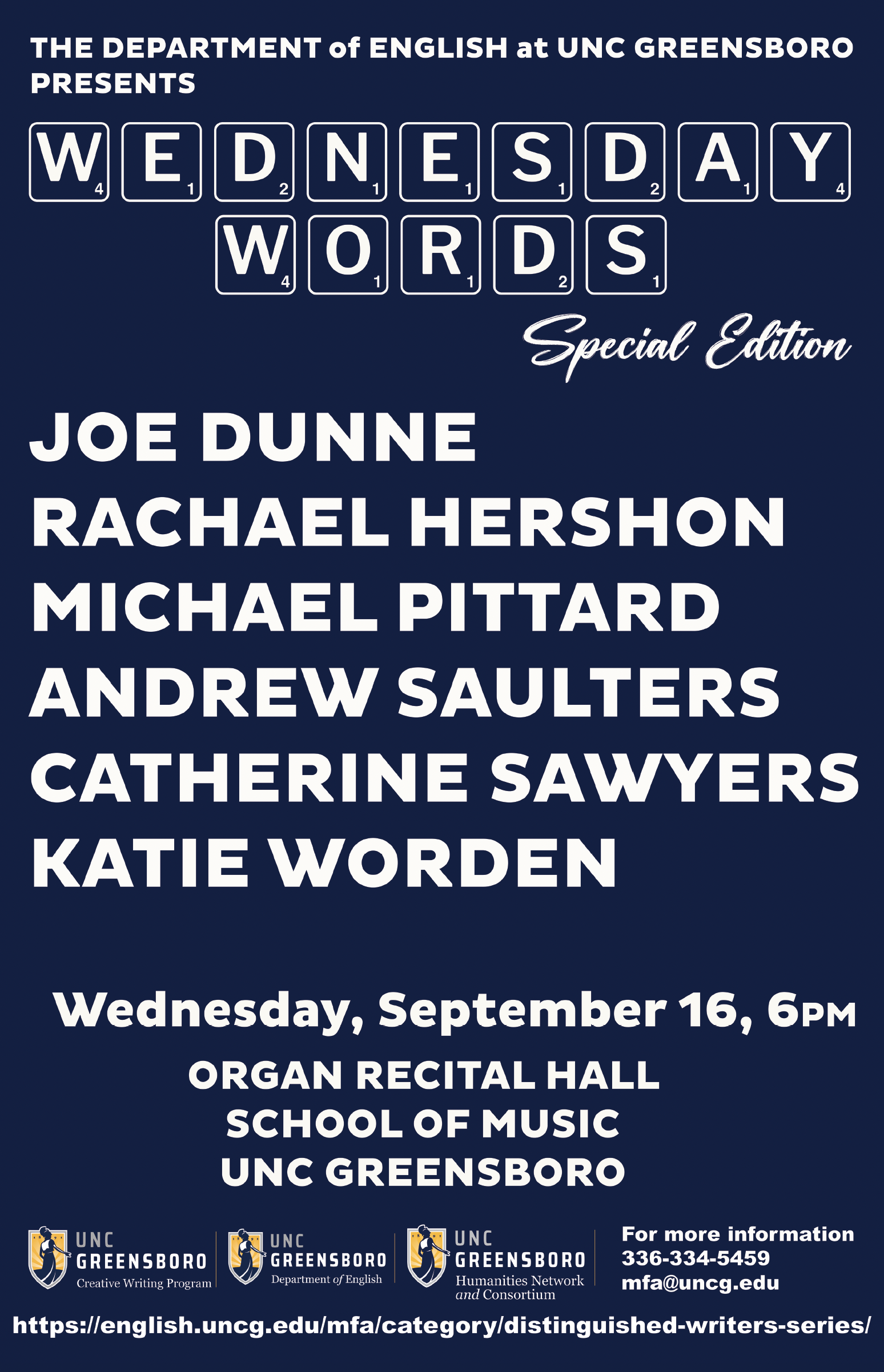 Wednesday Words Special Edition Reading Poster
