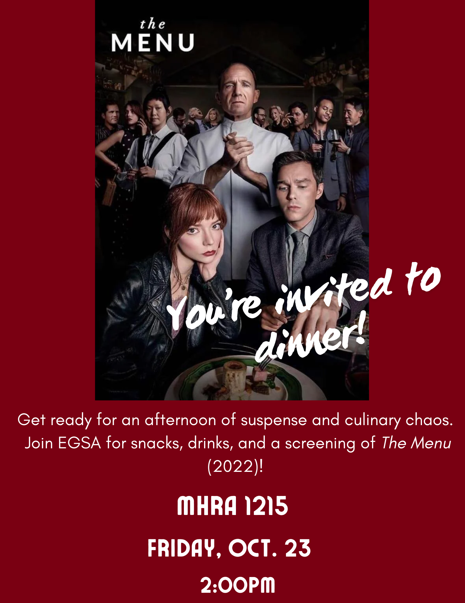 Image of the cast of The Menu movie